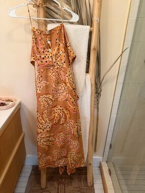 Farm Rio Banana Midi Dress size Small